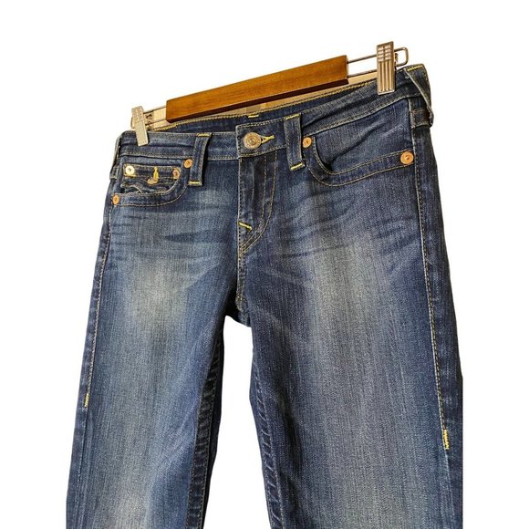 True Religion‎ Slim Straight with Flap Pockets Jeans in Island Song SZ 28 - Picture 2 of 14